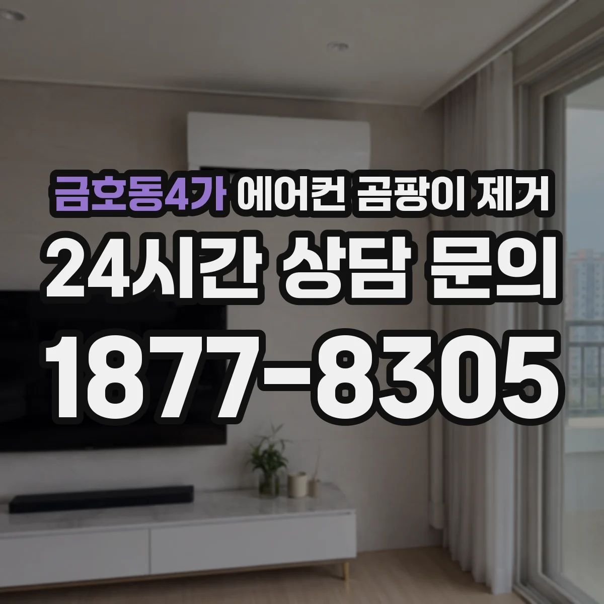 금호동4가 에어컨 곰팡이 제거