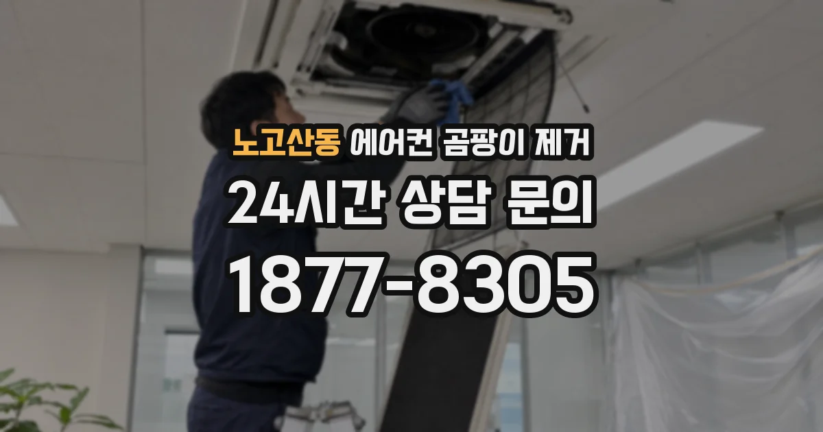 노고산동 에어컨 곰팡이 제거