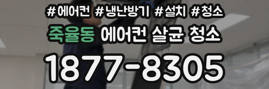 죽율동 에어컨 살균 청소