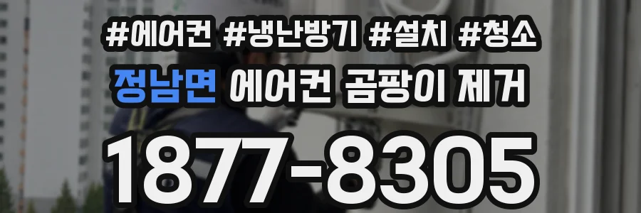 정남면 에어컨 곰팡이 제거
