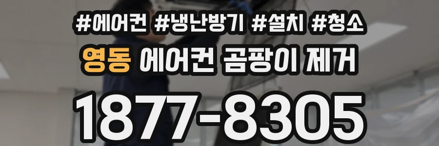 영동 에어컨 곰팡이 제거