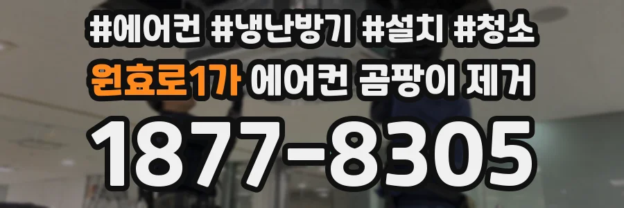 원효로1가 에어컨 곰팡이 제거
