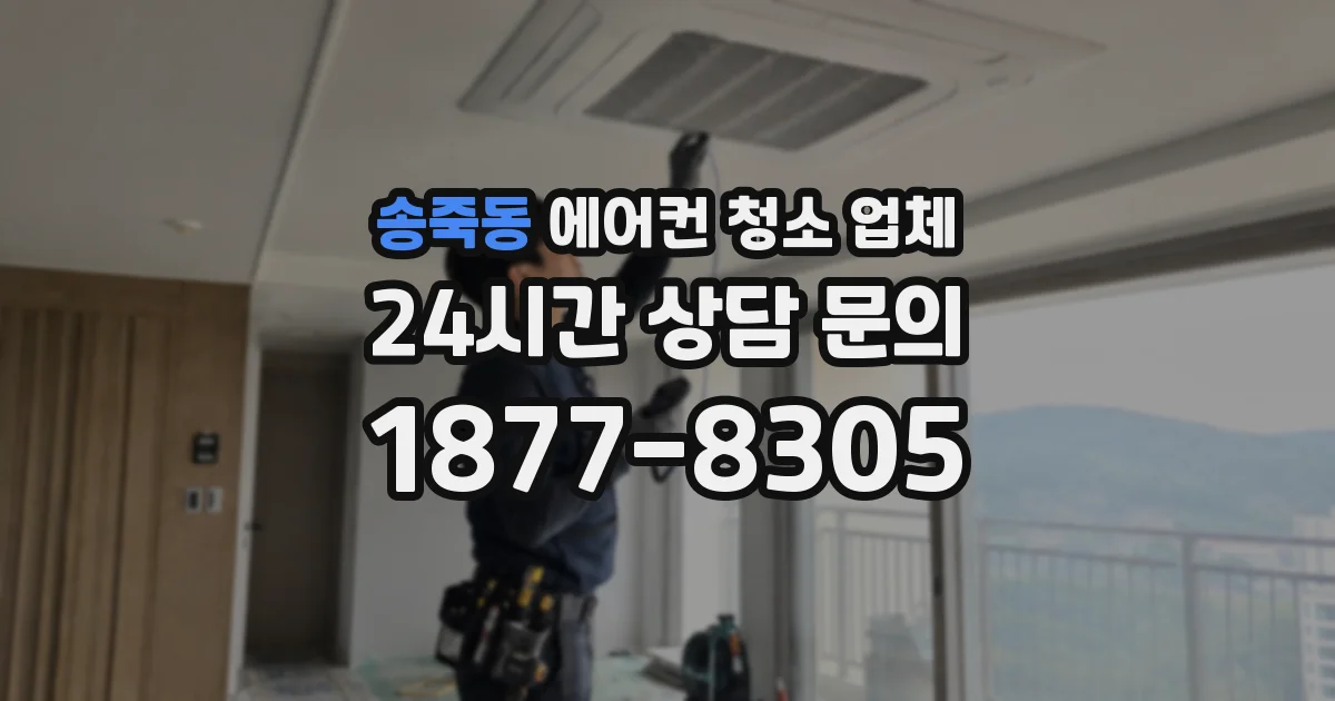 송죽동 에어컨 청소 업체