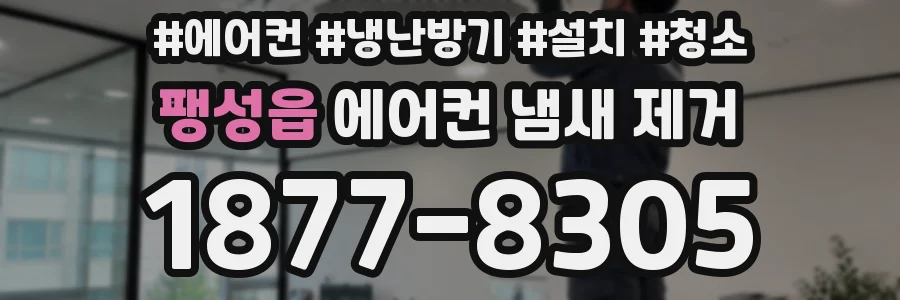 팽성읍 에어컨 냄새 제거
