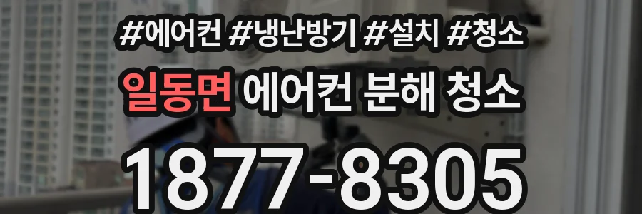 일동면 에어컨 분해 청소