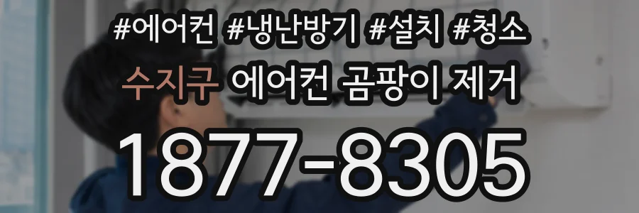 수지구 에어컨 곰팡이 제거