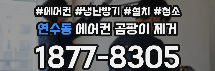 연수동 에어컨 곰팡이 제거