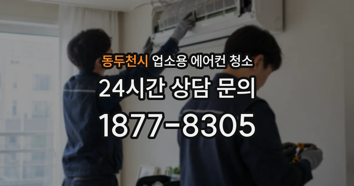 동두천시 업소용 에어컨 청소