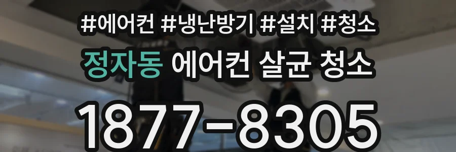 정자동 에어컨 살균 청소