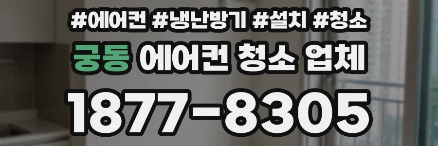 궁동 에어컨 청소 업체