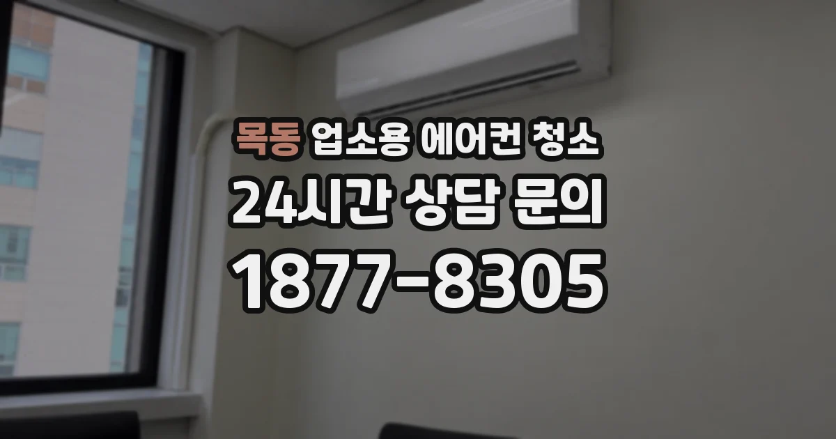 목동 업소용 에어컨 청소