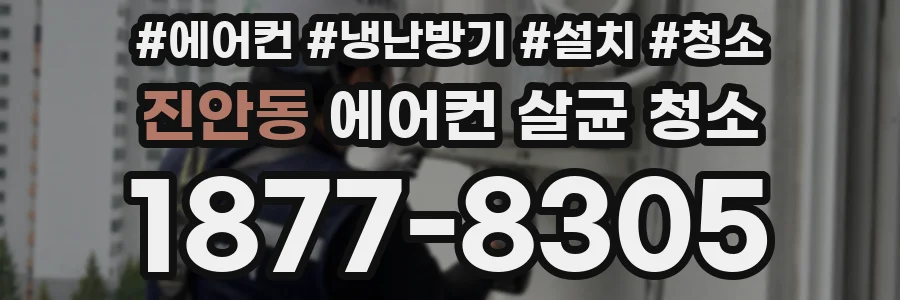 진안동 에어컨 살균 청소