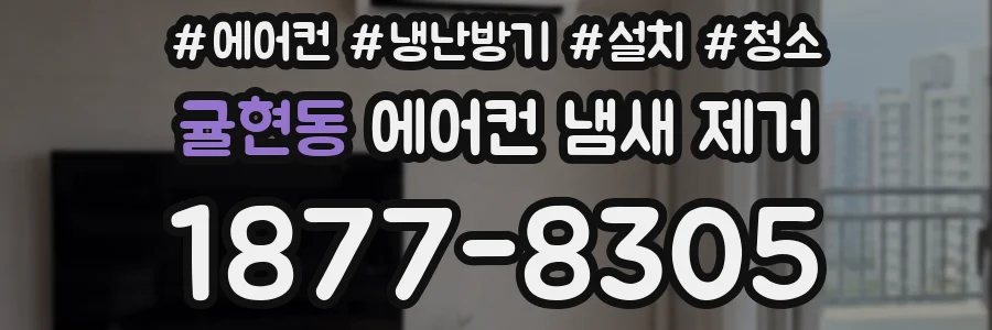 귤현동 에어컨 냄새 제거