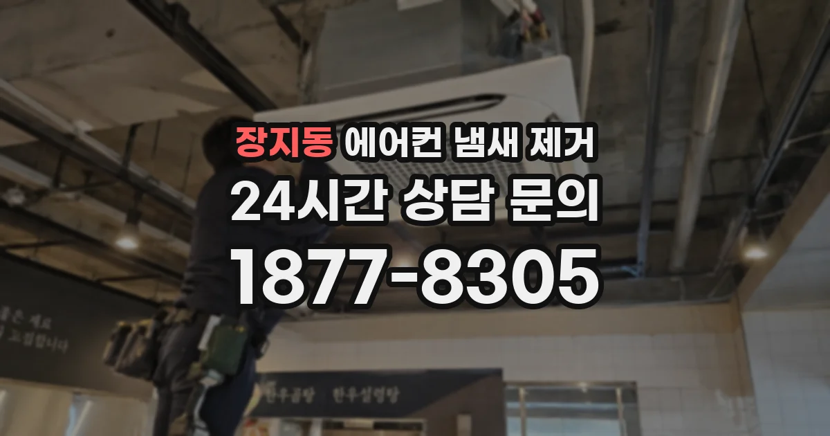 장지동 에어컨 냄새 제거