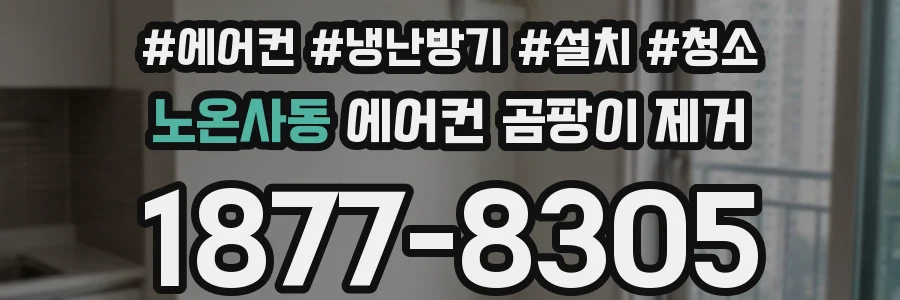 노온사동 에어컨 곰팡이 제거