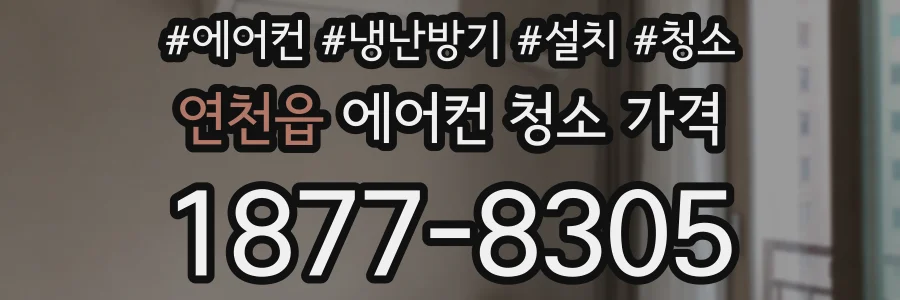 연천읍 에어컨 청소 가격
