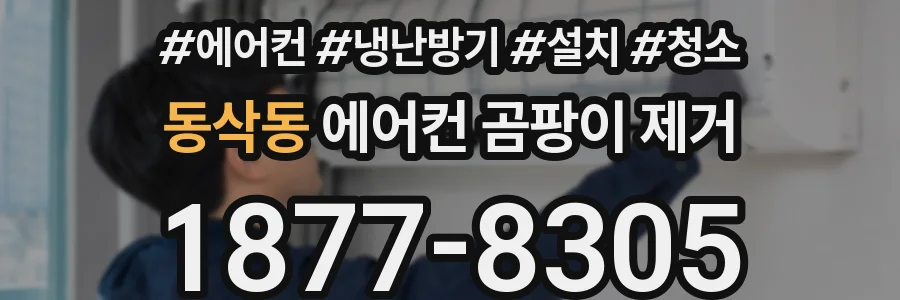 동삭동 에어컨 곰팡이 제거