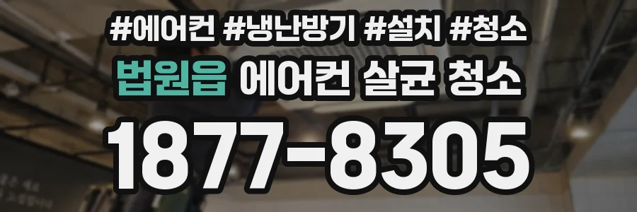 법원읍 에어컨 살균 청소