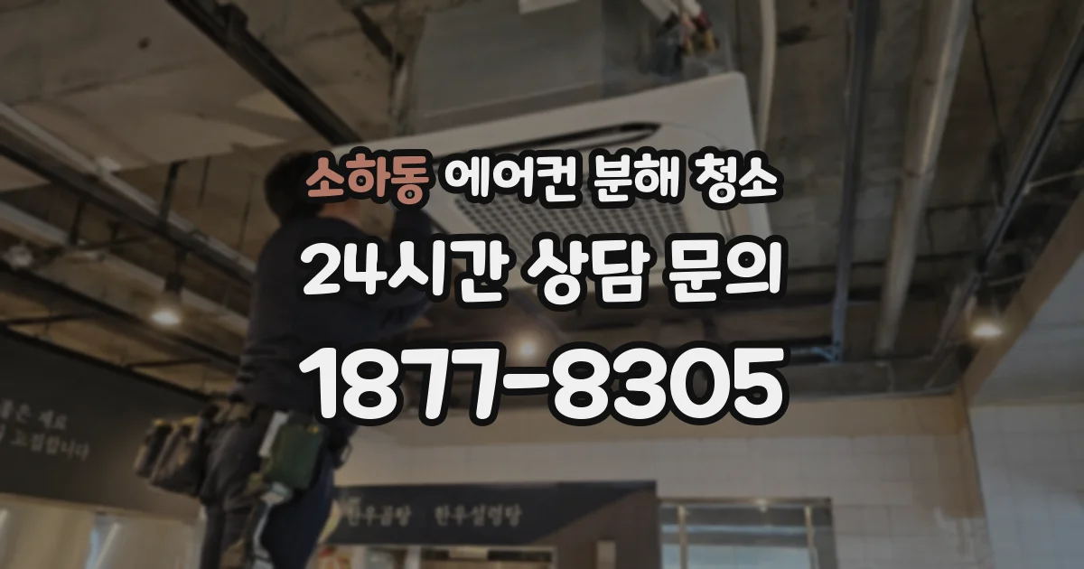 소하동 에어컨 분해 청소