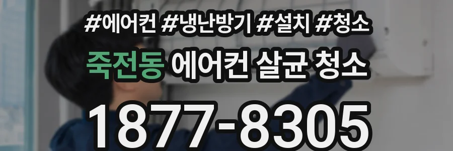 죽전동 에어컨 살균 청소