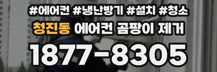 청진동 에어컨 곰팡이 제거
