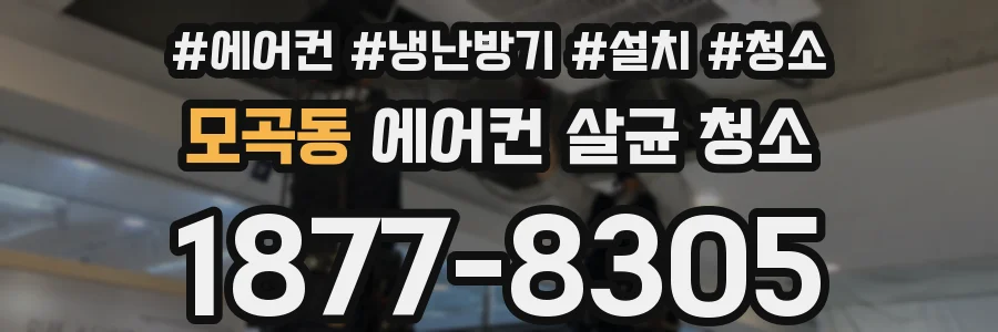 모곡동 에어컨 살균 청소