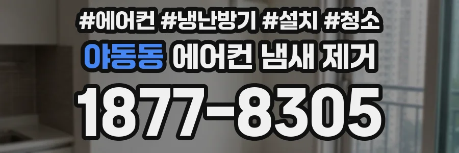 야동동 에어컨 냄새 제거