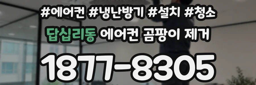 답십리동 에어컨 곰팡이 제거