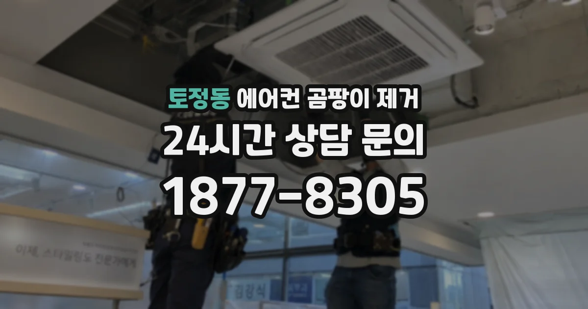 토정동 에어컨 곰팡이 제거