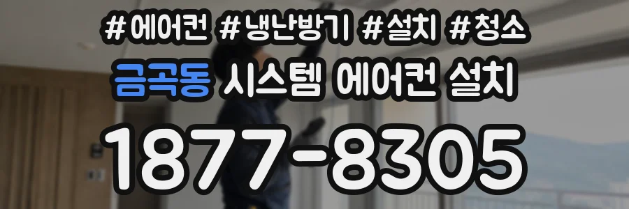 금곡동 시스템 에어컨 설치