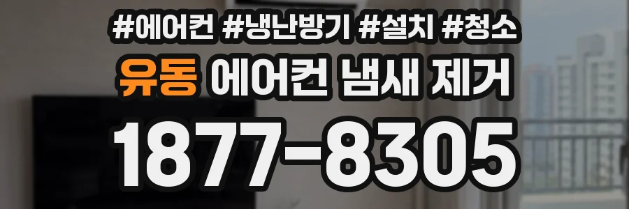 유동 에어컨 냄새 제거