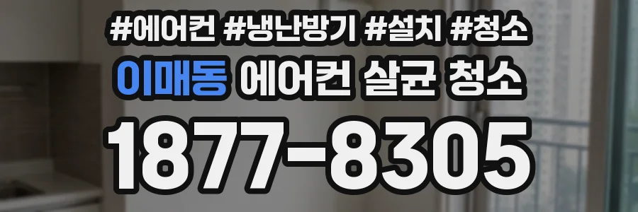 이매동 에어컨 살균 청소