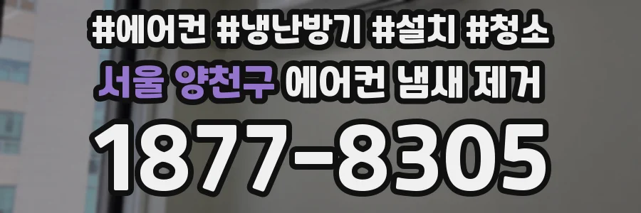 서울 양천구 에어컨 냄새 제거