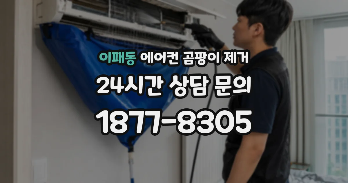 이패동 에어컨 곰팡이 제거
