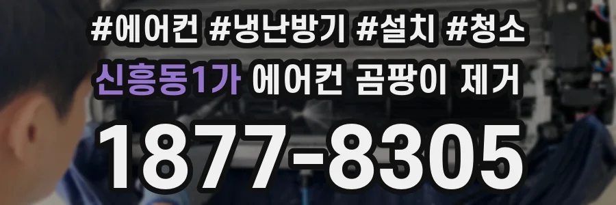 신흥동1가 에어컨 곰팡이 제거