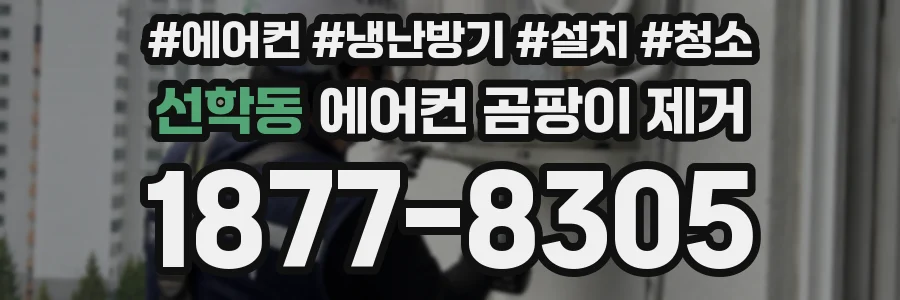 선학동 에어컨 곰팡이 제거