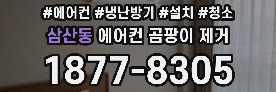 삼산동 에어컨 곰팡이 제거
