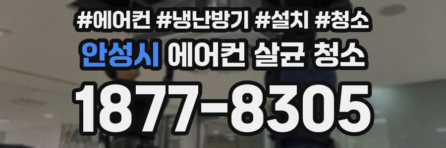안성시 에어컨 살균 청소
