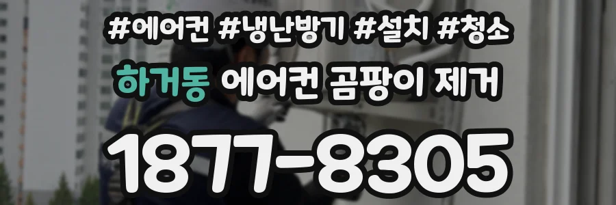 하거동 에어컨 곰팡이 제거