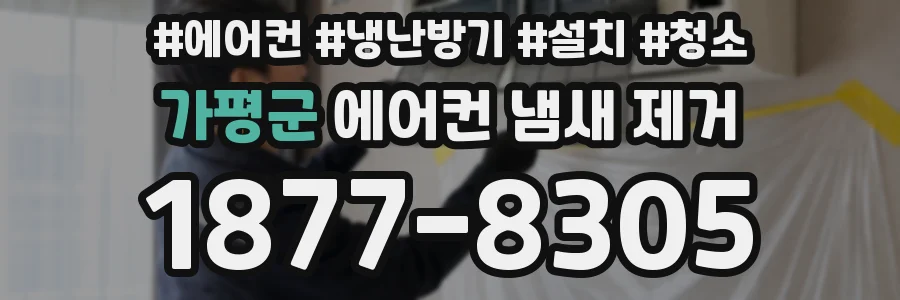 가평군 에어컨 냄새 제거