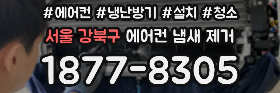 서울 강북구 에어컨 냄새 제거