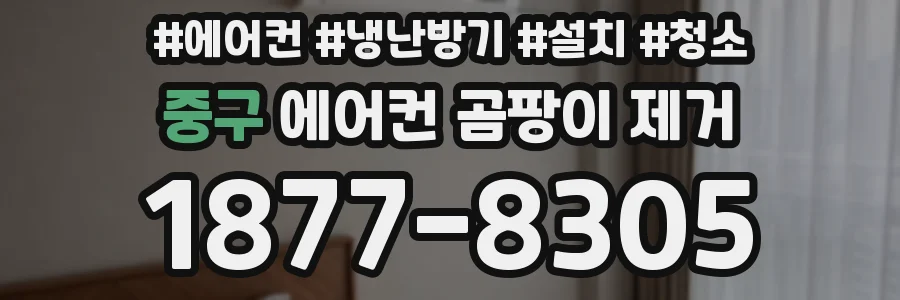 중구 에어컨 곰팡이 제거