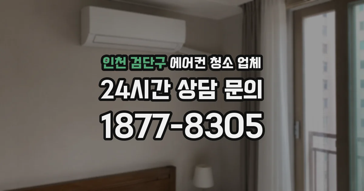 인천 검단구 에어컨 청소 업체