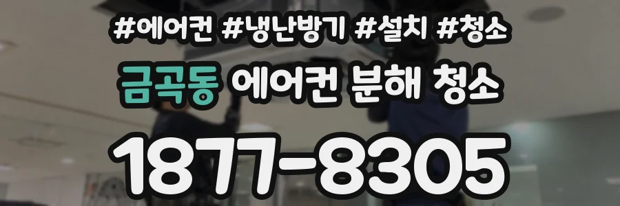 금곡동 에어컨 분해 청소