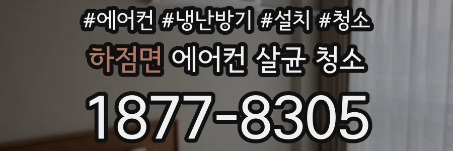 하점면 에어컨 살균 청소