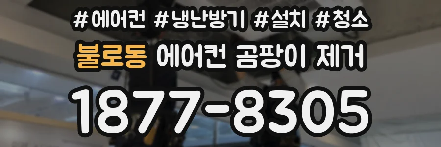 불로동 에어컨 곰팡이 제거