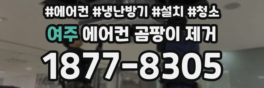 여주 에어컨 곰팡이 제거