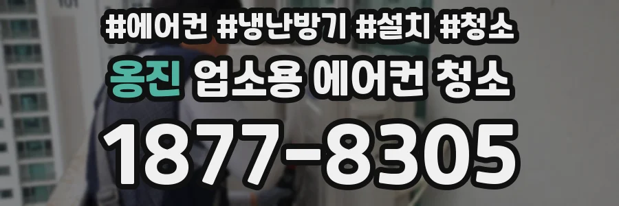 옹진 업소용 에어컨 청소