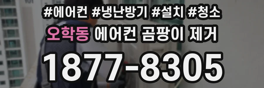 오학동 에어컨 곰팡이 제거
