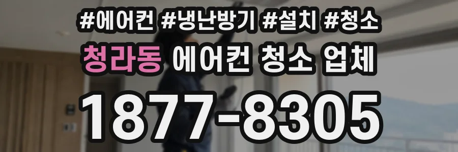 청라동 에어컨 청소 업체
